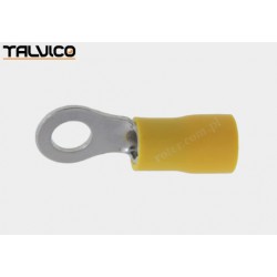 Konektor oczkowy izolowany 5,30mm / przewód do 6,00mm żółty