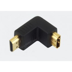 Adapter wtyk HDMI / gniazdo HDMI kątowy