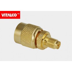Adapter gniazdo RSMA/wtyk RTNC złoty ES83 Vitalco