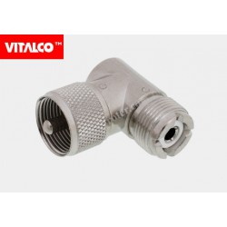 Adapter wtyk UHF / gniazdo UHF kątowy Vitalco EU37