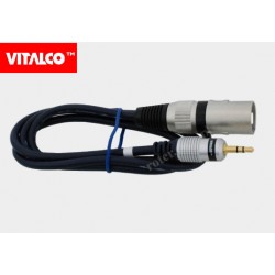 Przyłącze 1*wtyk XLR/wtyk 3,5 stereo MK31 1,0m Vitalco