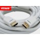 Przyłącze HDMI złote białe 7,5m Vitalco
