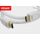 Przyłącze HDMI złote białe 1,0m Vitalco