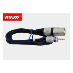 Przyłącze wtyk XLR/wtyk 3.5 stereo MK31 1,5m Vitalco
